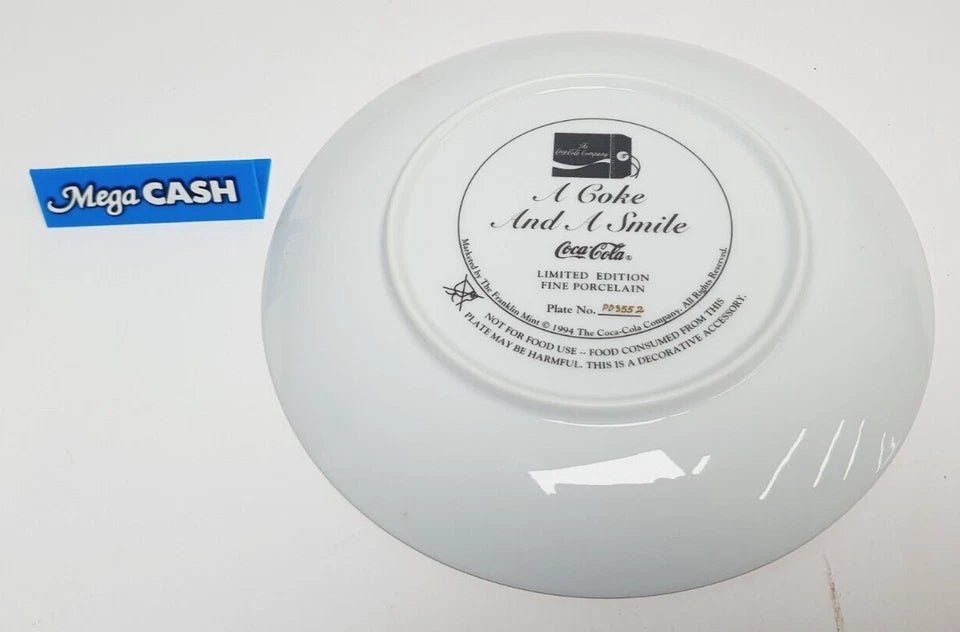 Fine Porcelain Collector - 6 x Franklin Mint Vintage Christmas plates Coca - Cola - Mega Cash Sydney