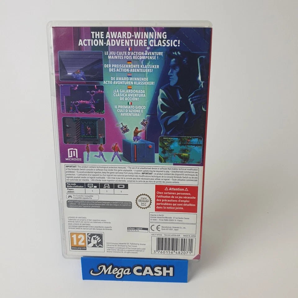 Flashback : 25th Anniversary - Collectors Edition - Nintendo Switch Game - Mega Cash Sydney
