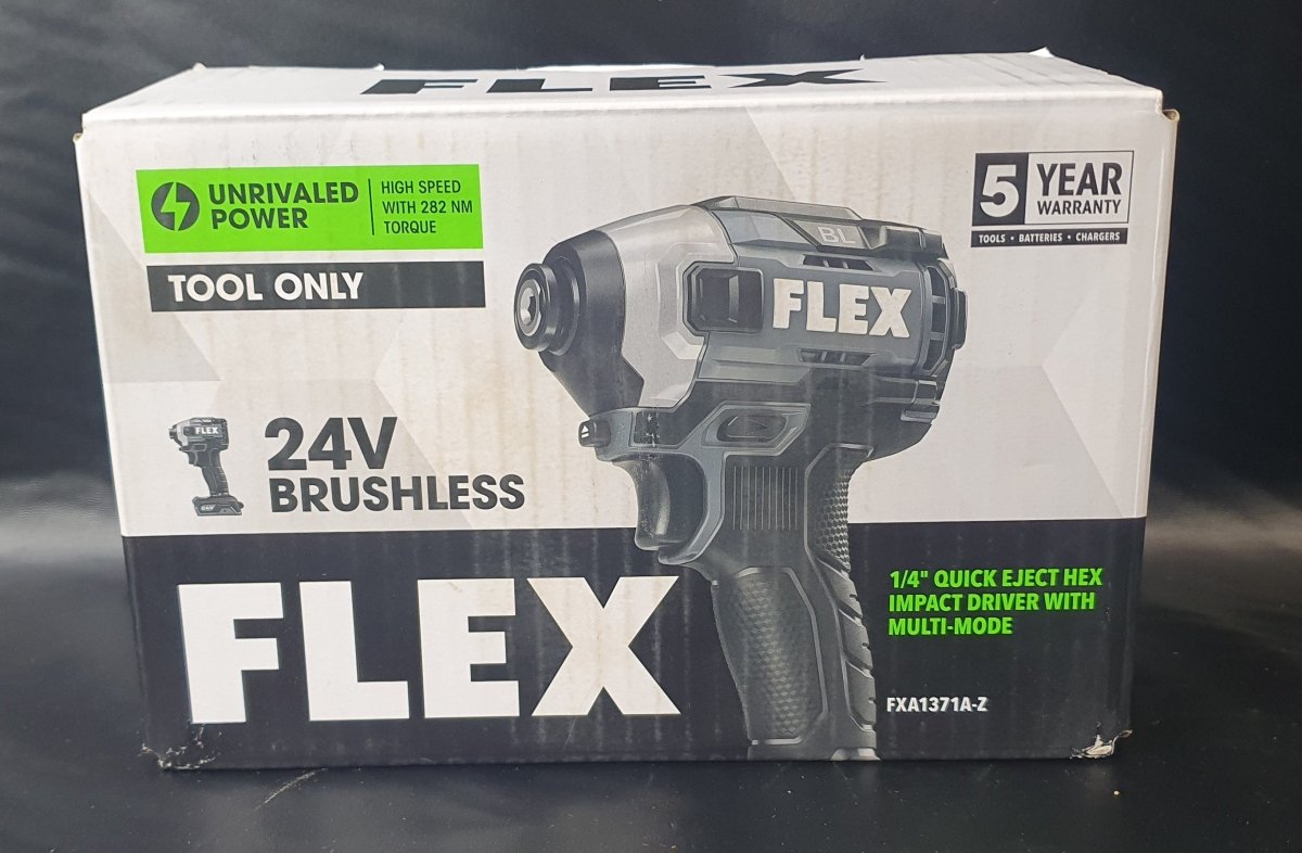 FLEX - 24V Brushless 1/4Inch Multi - Mode Eject Hex Impact Driver Skin - FXA1371A - Z - Mega Cash Sydney