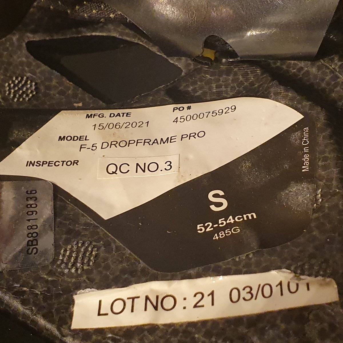 Fox Dropframe Pro Bike Helmet - Small 52 - 54 - Mega Cash Sydney