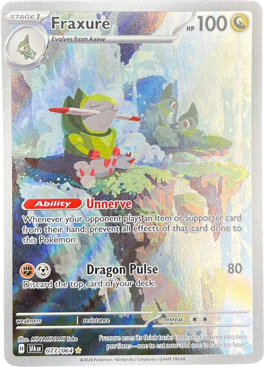Fraxure Illustration Rare - Shrouded Fable 077/064 - Mega Cash Sydney
