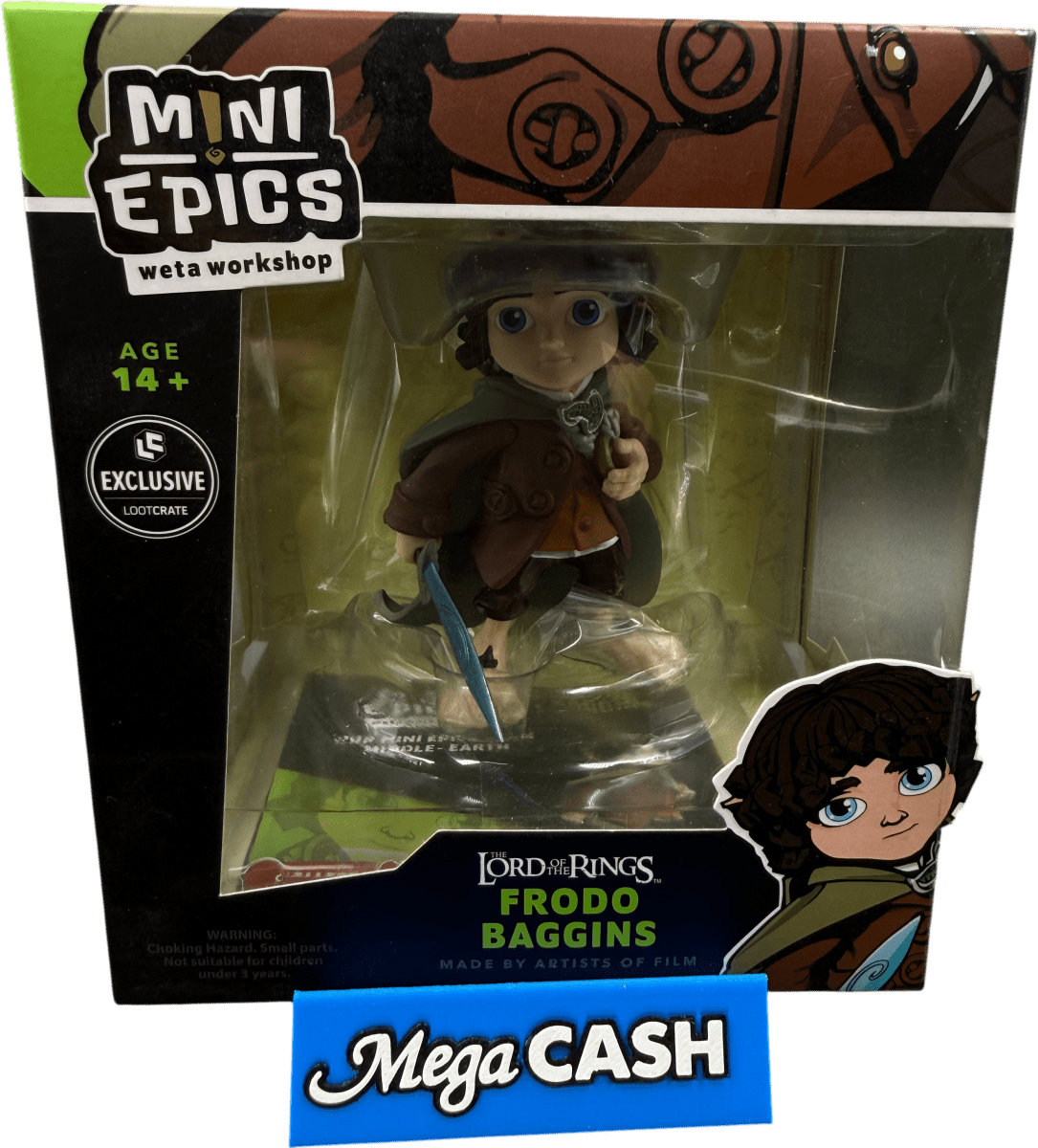 Frodo Baggins Figure 1 - Mini Epics Lord of the Rings - Mega Cash Sydney