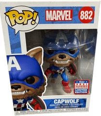 Funko POP! Marvel: Man and Wolf - Capwolf 882 - Mega Cash Sydney