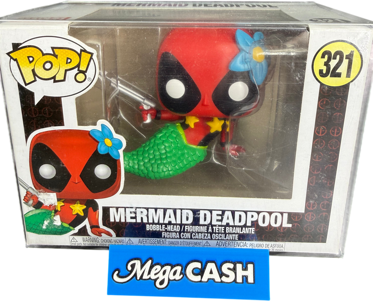 Funko POP! Marvel - Mermaid Deadpool 321 - Mega Cash Sydney