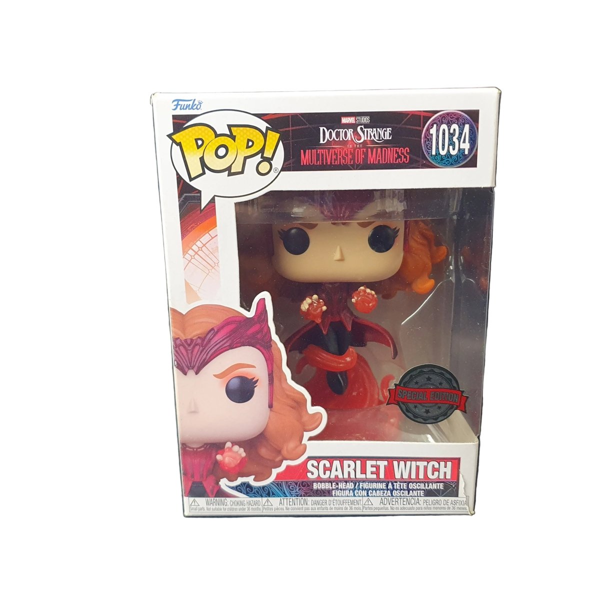 Funko Pop! Marvel Studios : Dr Strange in the Multiverse of Madness: Scarlet Witch : Figure 1034 - Mega Cash Sydney