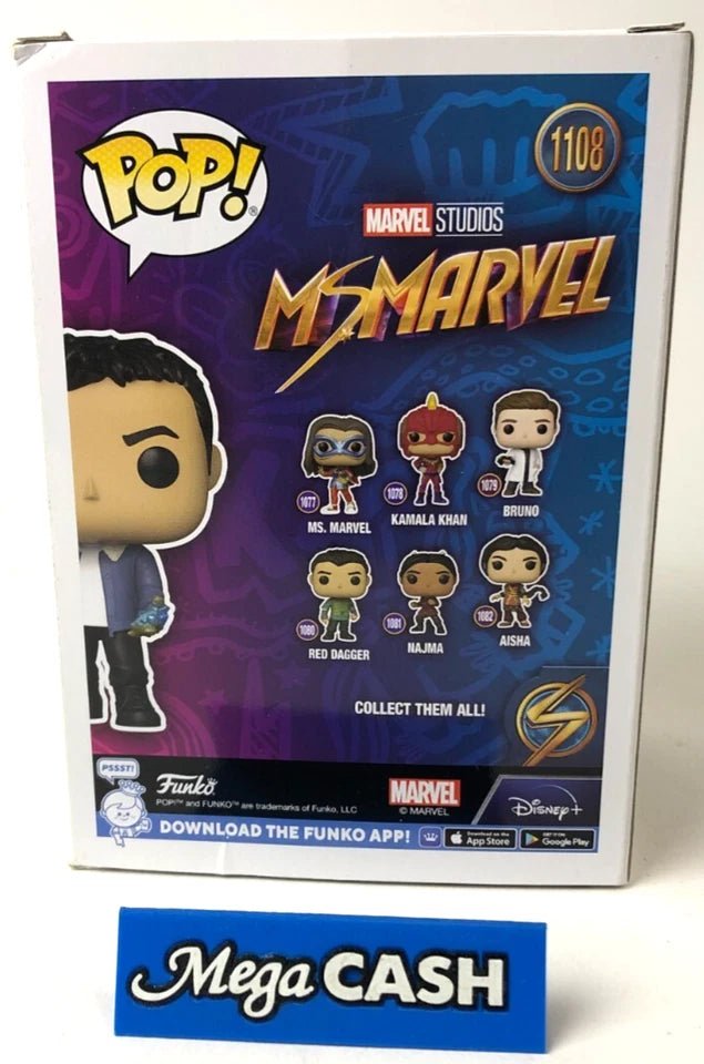 Funko Pop! Marvel Studios - Ms Marvel: Kamran Bobble Head 1108 - Mega Cash Sydney