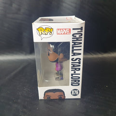 Funko Pop! Marvel Studios : What If ...? : T'Challa Star - Lord - Vinyl Figure 876 - Mega Cash Sydney