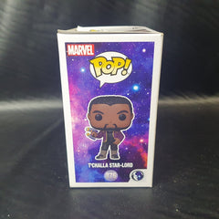 Funko Pop! Marvel Studios : What If ...? : T'Challa Star - Lord - Vinyl Figure 876 - Mega Cash Sydney