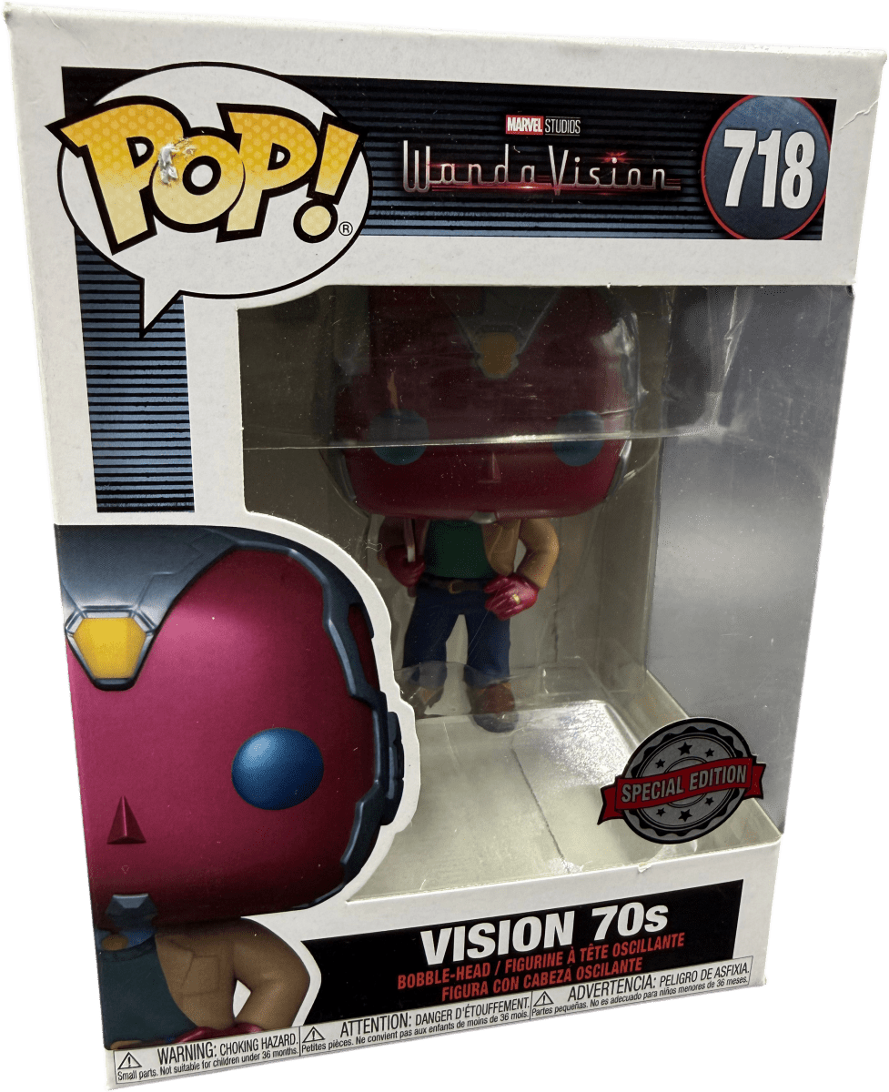 Funko POP! Marvel - Vision 70s 718 Special Edition! - Mega Cash Sydney