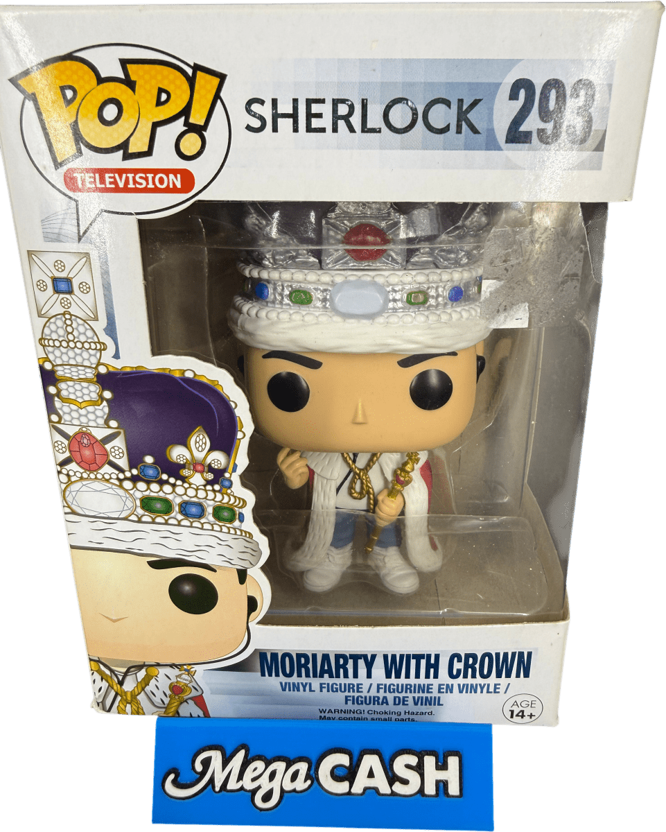 Funko POP! Television - Sherlock - Moriarty with Crown 293 - Mega Cash Sydney