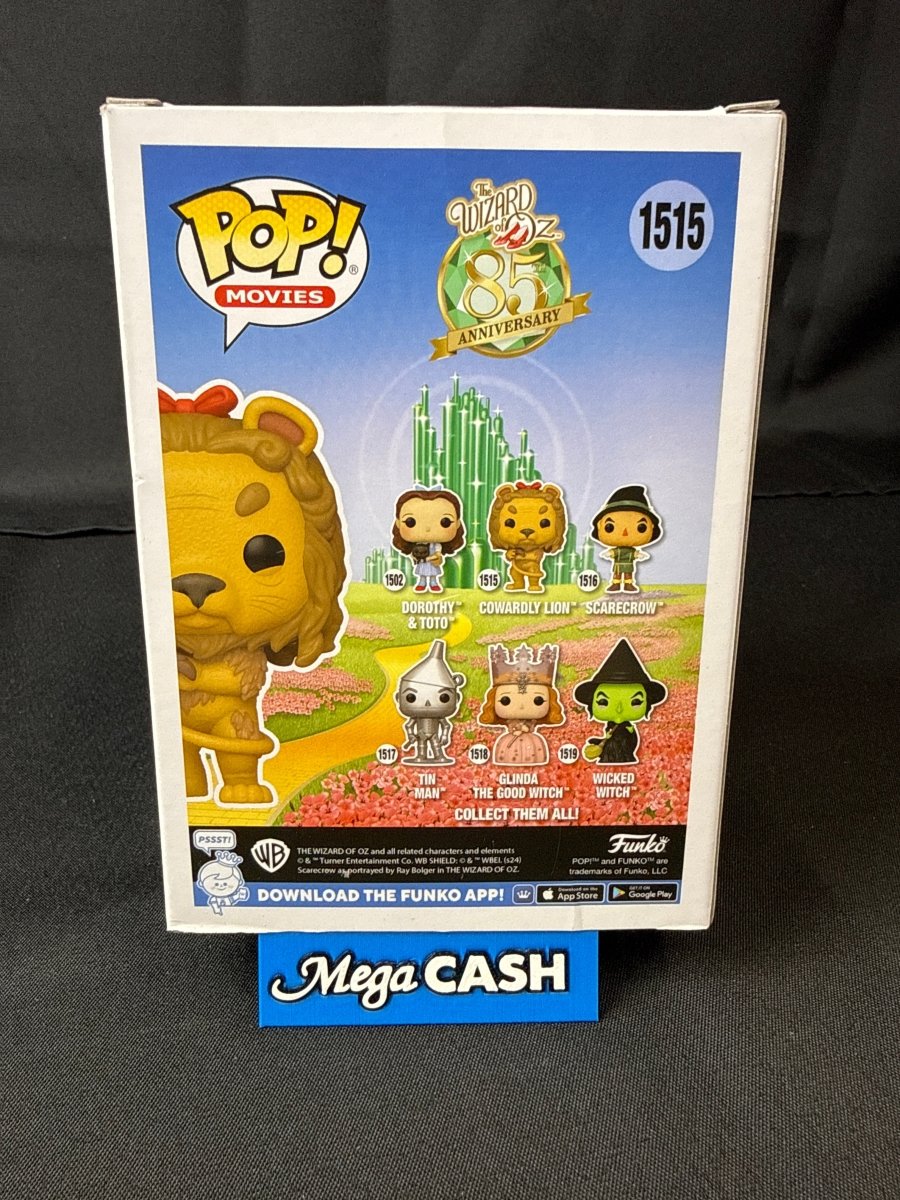 Funko Pop Vinyl - Wizard of Oz 85th Anniversary - Cowardly Lion 1515 - Mega Cash Sydney