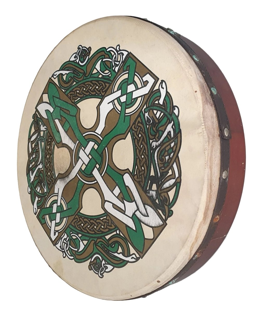 GAELIC CROSS Waltons 18 Inch Celtic Bodhran Irish Hand Drum - Mega Cash Sydney