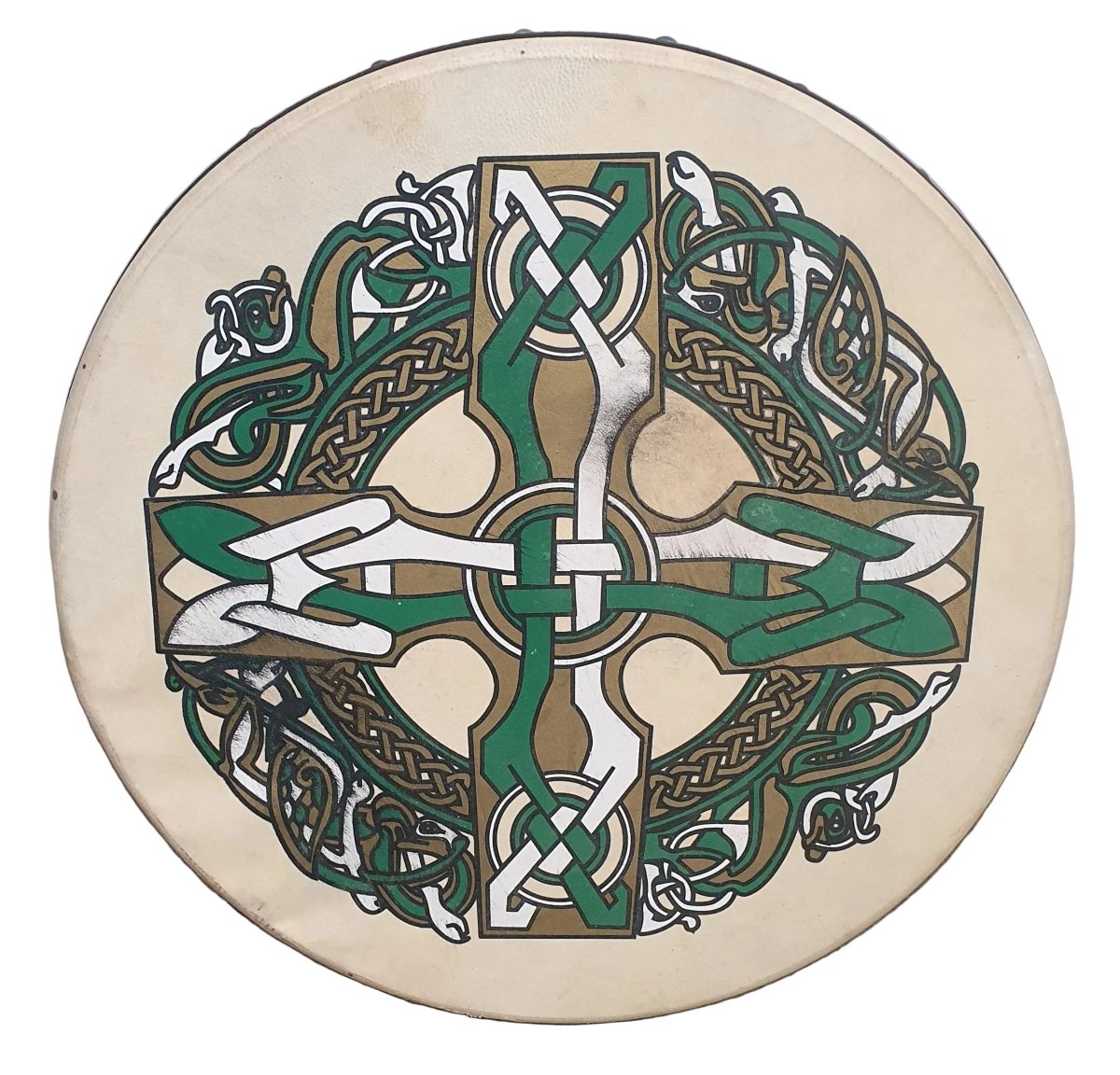 GAELIC CROSS Waltons 18 Inch Celtic Bodhran Irish Hand Drum - Mega Cash Sydney