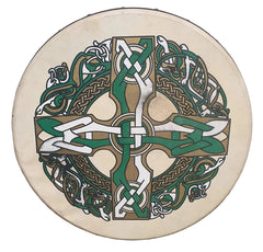 GAELIC CROSS Waltons 18 Inch Celtic Bodhran Irish Hand Drum - Mega Cash Sydney