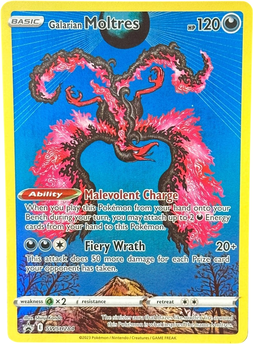 Galarian Moltres - Black Star Promo - SWSH284 - Mega Cash Sydney