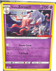 GameStop Hisuian Zoroark 076/196 Lost Origin - Mega Cash Sydney