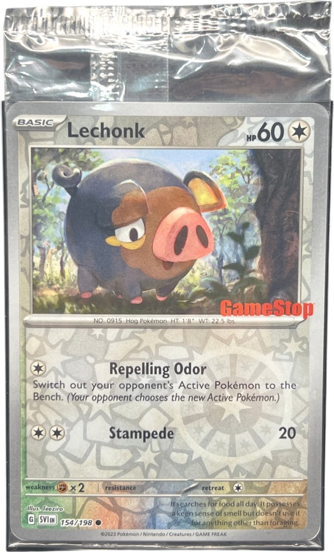 GameStop Lechonk 154/198 Scarlet & Violet Base - Mega Cash Sydney