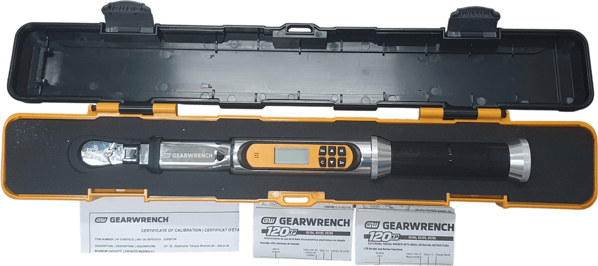 GEARWRENCH - Electronic Torque Wrench with Angle - 85194 - Mega Cash Sydney