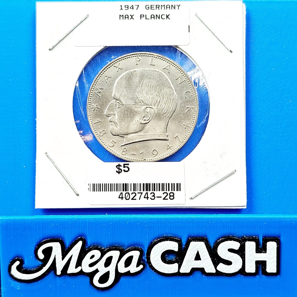 Germany 1958 Max Planck 2 Deutsche Mark 1858 - 1947 - Mega Cash Sydney