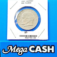 Germany 1958 Max Planck 2 Deutsche Mark 1858 - 1947 - Mega Cash Sydney