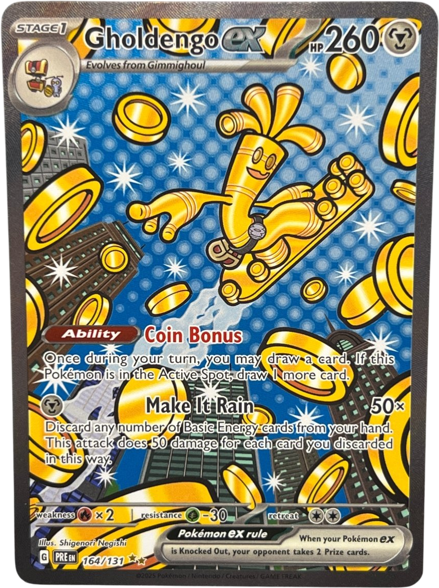 Gholdengo Ex 164/131 Prismatic Evolutions - Mega Cash Sydney