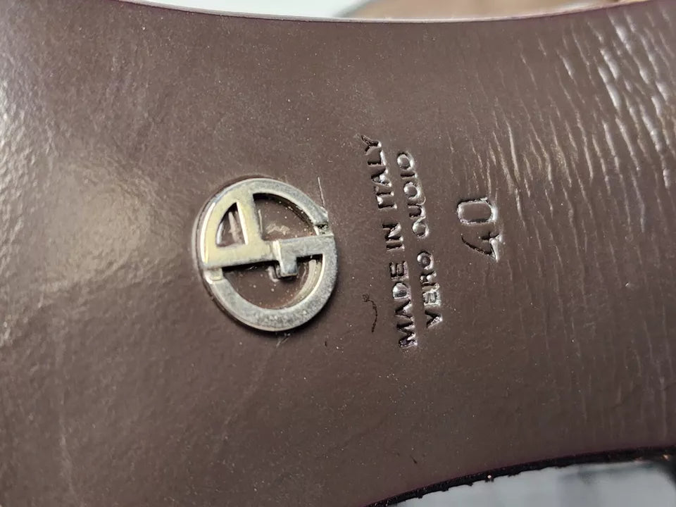 Giorgio Armani - Yellow and Green Heels / Shoes - XGDM43 - S: 9 Aus - Mega Cash Sydney