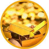 Gold Bars and Coins