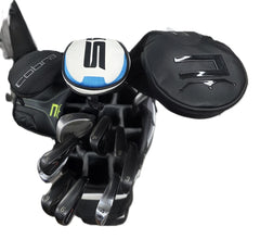 Golf Clubs (Right Handed) and Bag - 9 x Irons, 1 x Hybrid, 1 x Driver, 1 x Fairway Wood & Putter