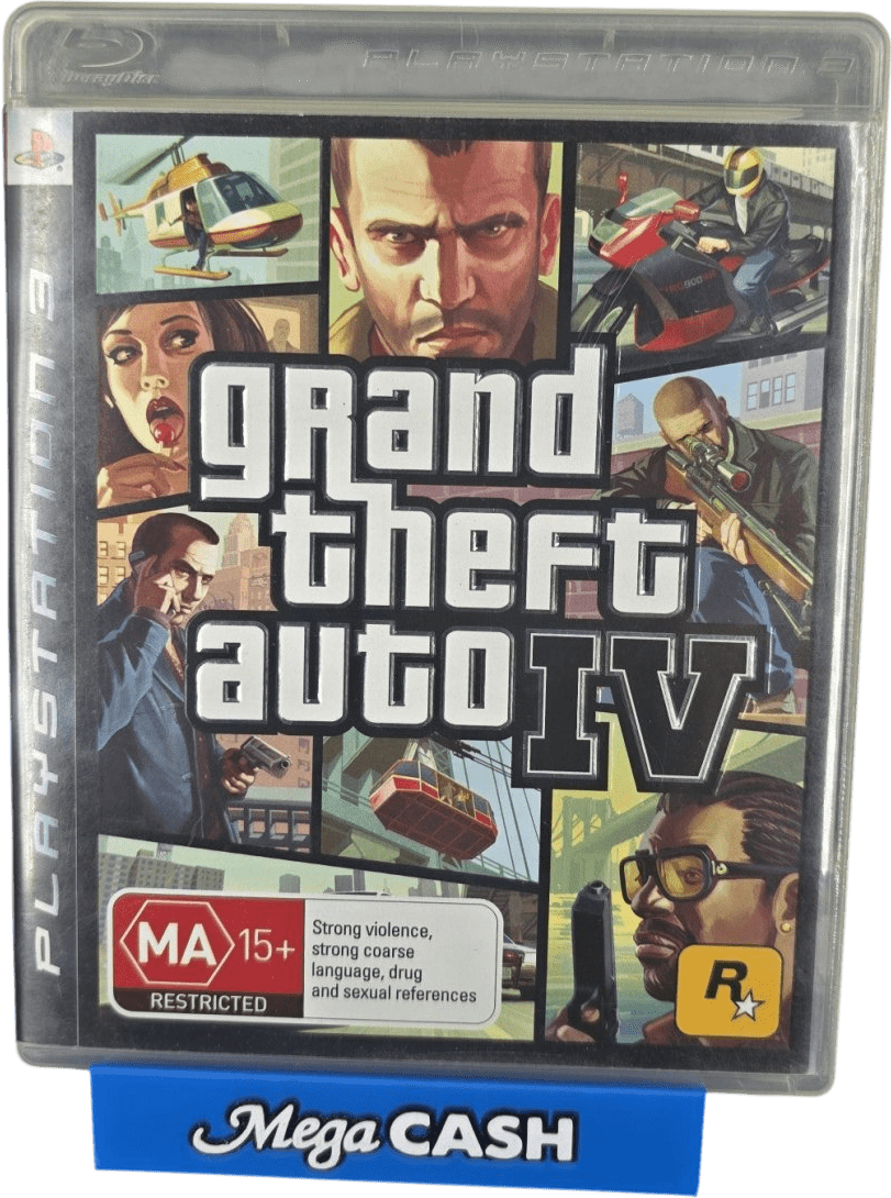 Grand Theft Auto / GTA IV Playstation 3 / PS3 Game - Mega Cash Sydney