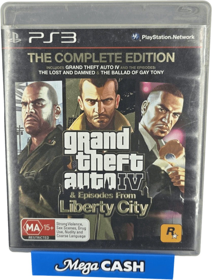 Grand Theft Auto / GTA IV - The Complete Edition - PS3 - Mega Cash Sydney