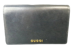 Gucci - GG Script Black Wallet & Chain (661S) - Mega Cash Sydney