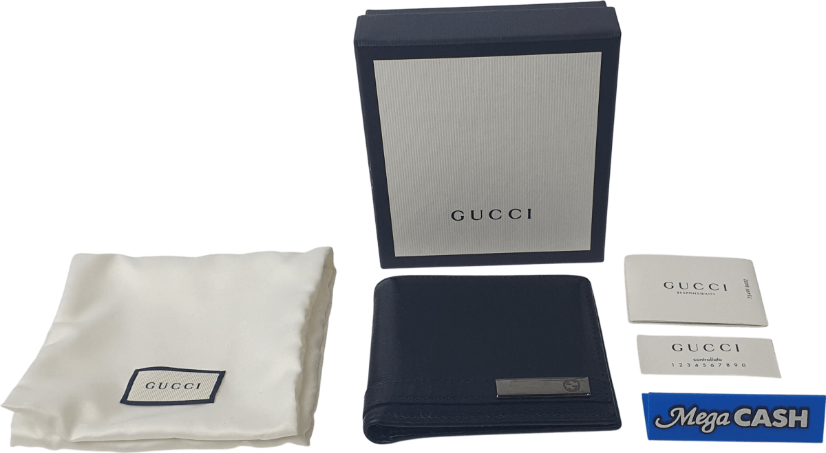 Gucci - Men's Bi - Fold Wallet - in Black - 365479 121693110 - Mega Cash Sydney
