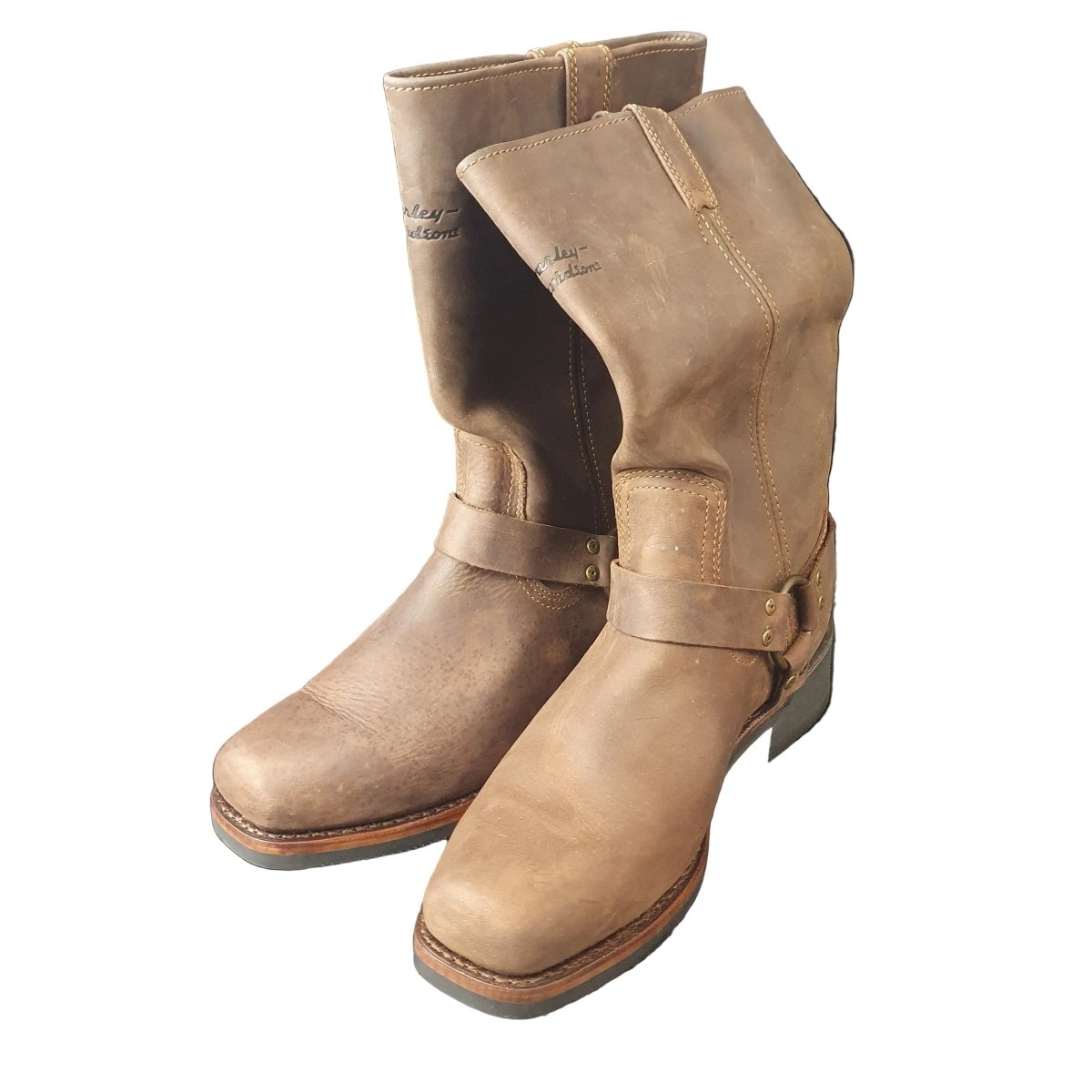 Harley - Davidson - Men's Hustin 11 - Inch Waterproof Harness Motorcycle Boots - Size 12 - Mega Cash Sydney