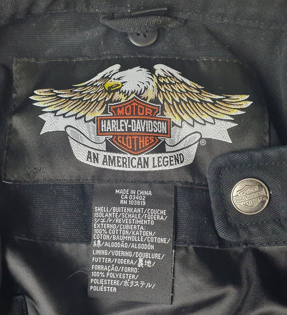 Harley Davidson - Motor Cycle Jacket - Size 3XL - 98415 - 08VM - Mega Cash Sydney