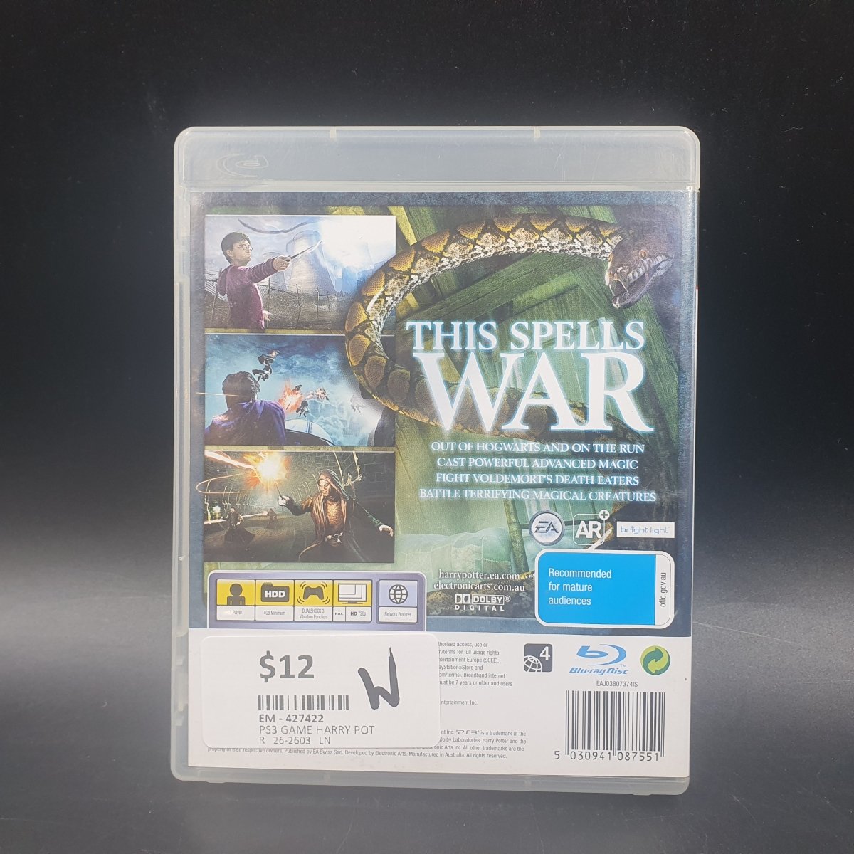 Harry Potter - and the Deathly Hallows - Part 1 - PlayStation 3/PS3 Game - Mega Cash Sydney