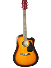 HAZE 6-String Acoustic Guitar - F-631BCEQ - Mega Cash Sydney