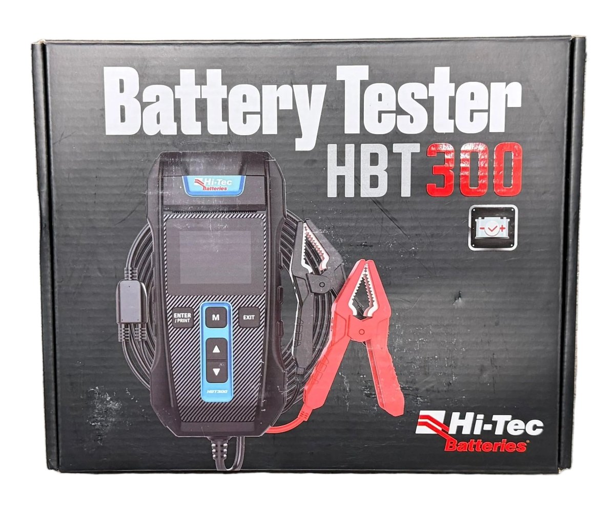 HI - TEC Battery Tester HBT300 with Case and x2 Paper Rolls - Mega Cash Sydney
