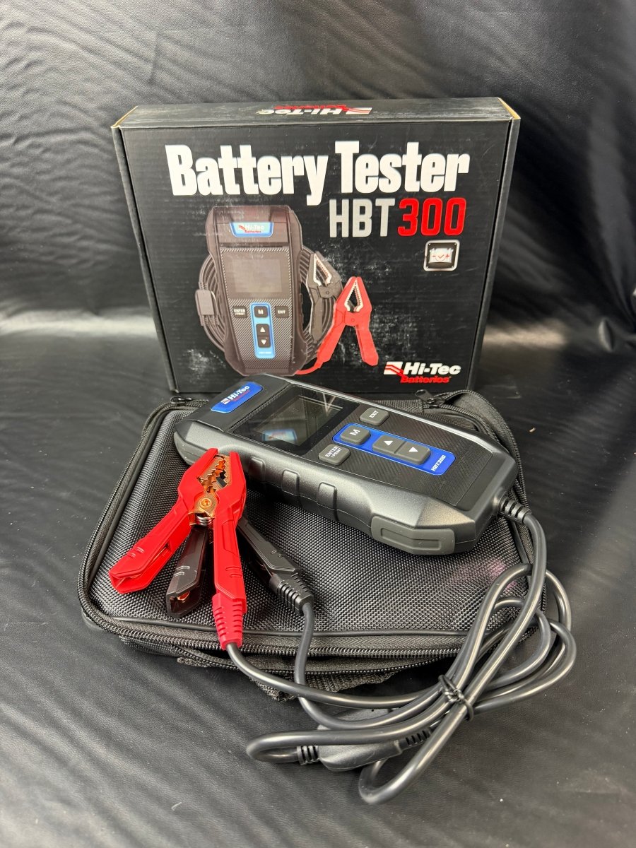 HI - TEC Battery Tester HBT300 with Case and x2 Paper Rolls - Mega Cash Sydney