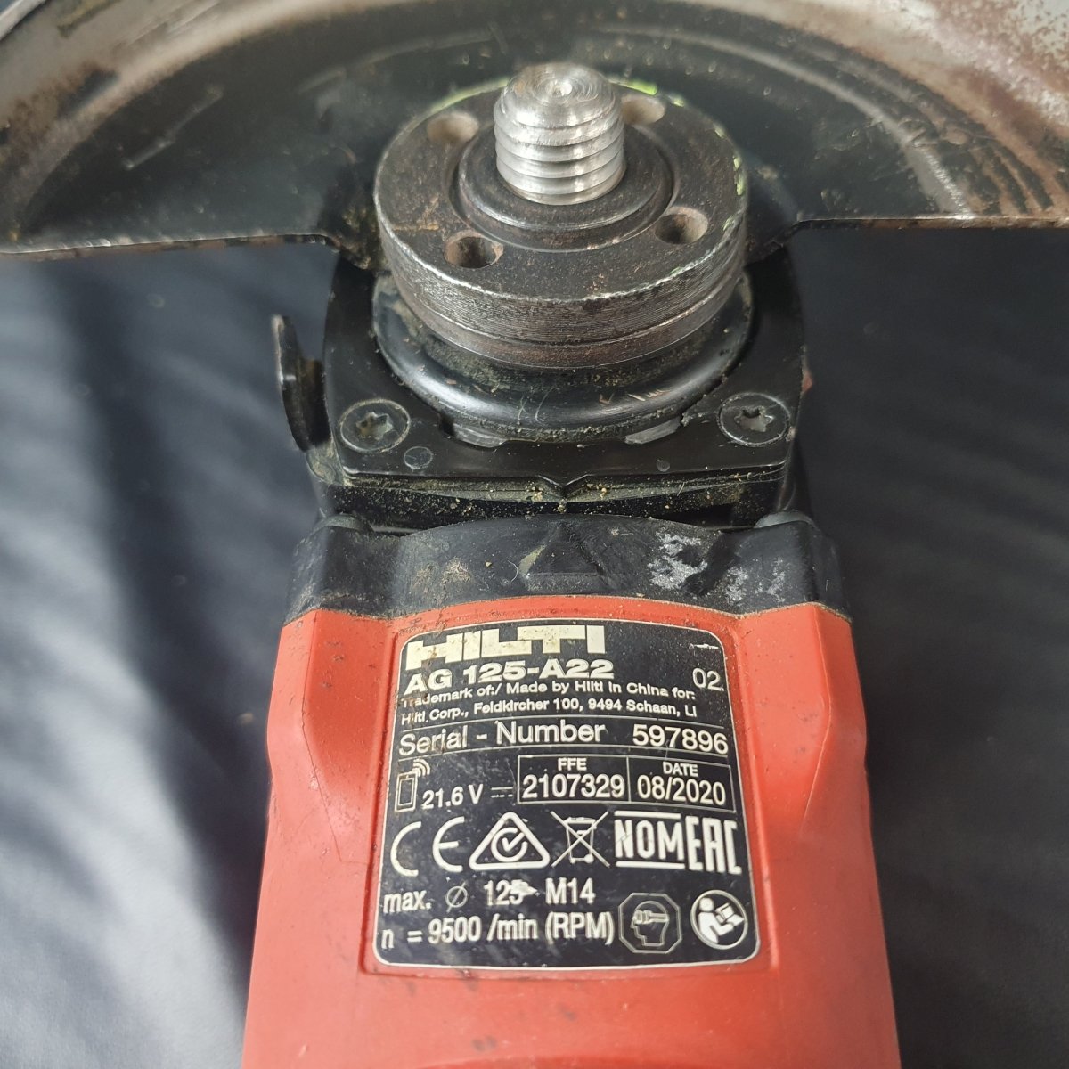 HILTI - Cordless Angle Grinder - AG 125-A22 - Tool Only - Mega Cash Sydney