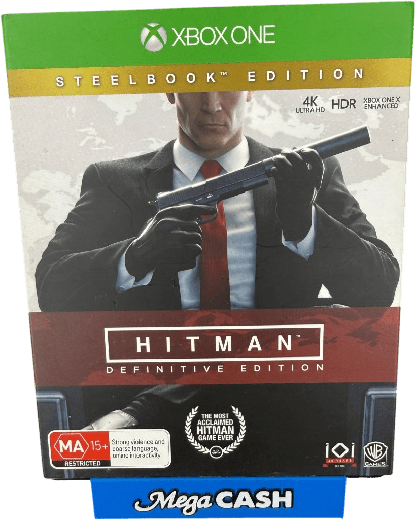Hitman Definitive/Steelbook Edition Xbox One Game - Mega Cash Sydney