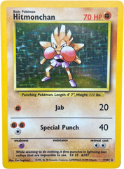 Hitmonchan 7/102 Base Set Unlimited - Mega Cash Sydney
