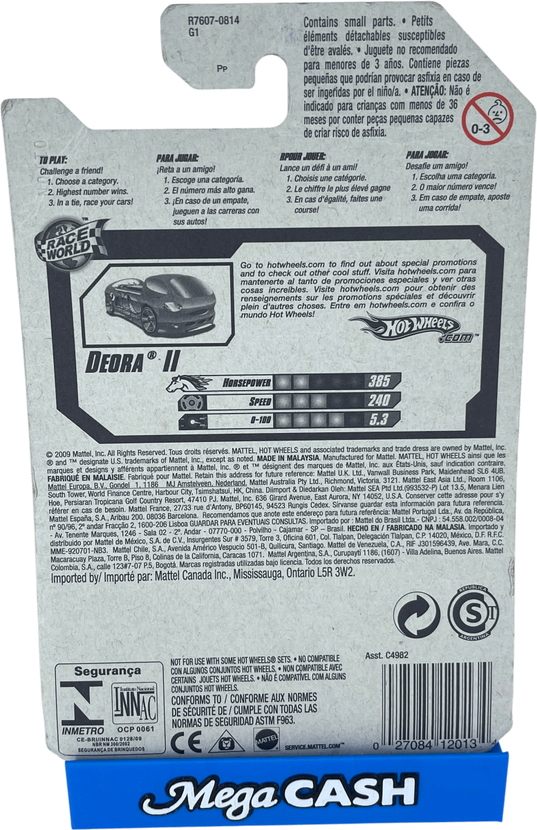 Hot Wheels Car - Deora 11 Race World Beach - Mega Cash Sydney