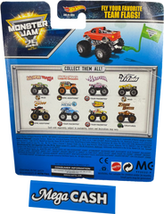 Hot Wheels Monster Jam - Bad News Travels Fast - Mud 1/7 - Mega Cash Sydney