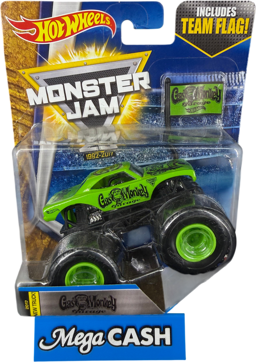 Hot Wheels Monster Jam - Gas Monkey Garage - Epic Additions 1/10 - 25th Anniversary - Mega Cash Sydney