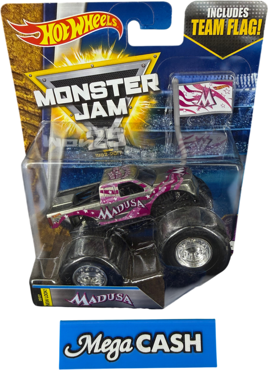 Hot Wheels Monster Jam - Madusa - Tour Favourites 3/10 - 25th Anniversary - Mega Cash Sydney