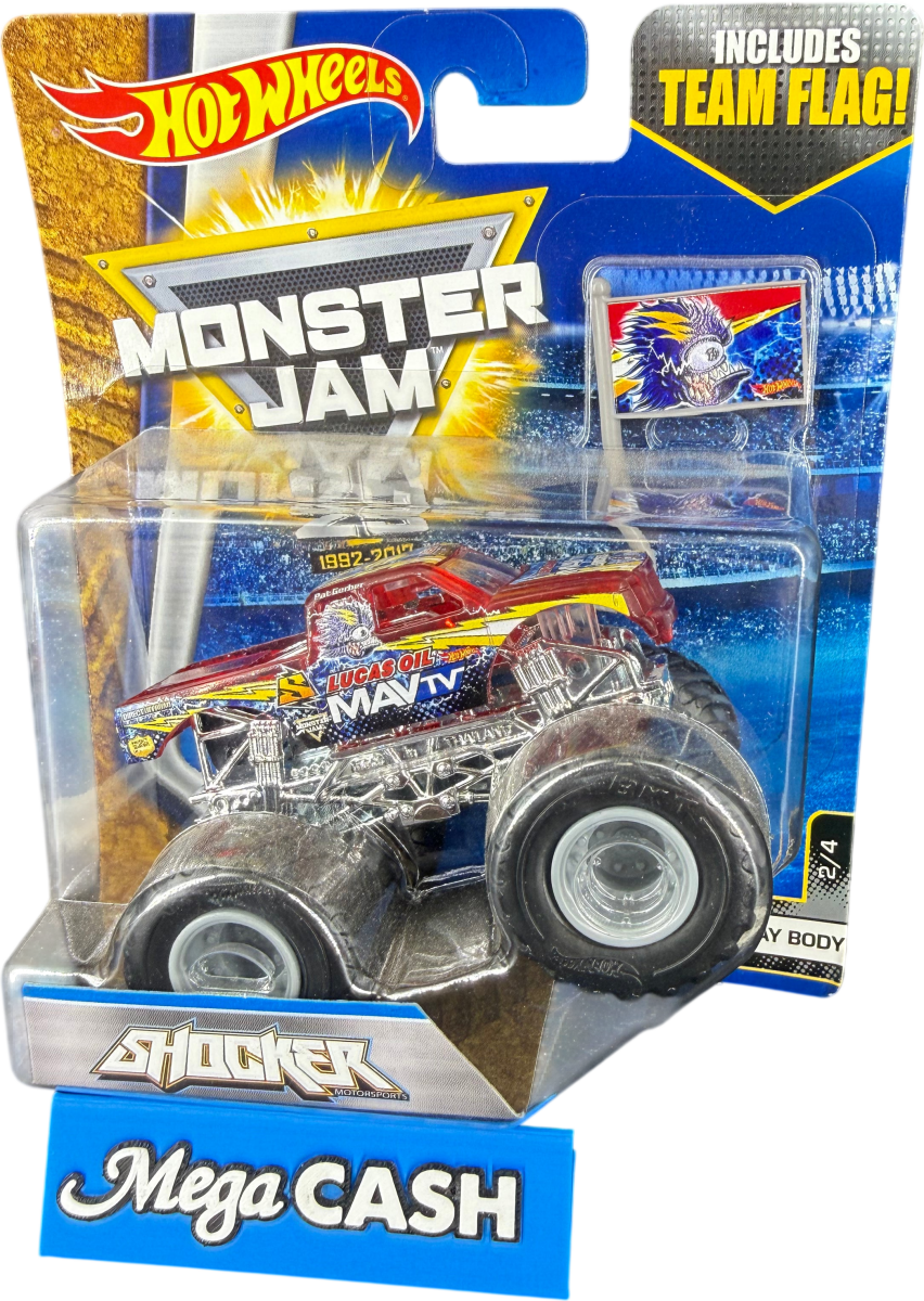 Hot Wheels Monster Jam - Shocker - X - Ray Body 2/4 - 25th Anniversary - Mega Cash Sydney