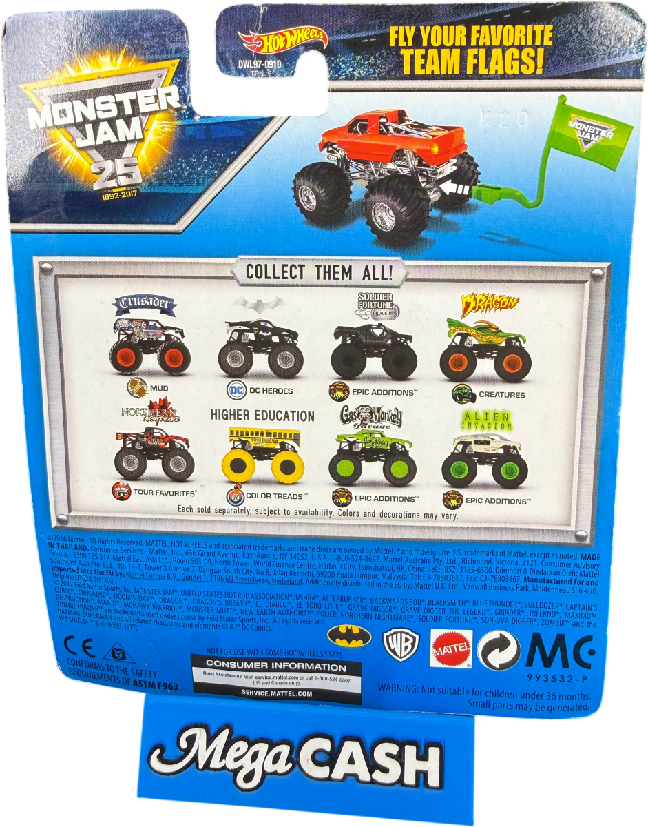 Hot Wheels Monster Jam - Soldier Fortune Black Ops - Epic Additions 9/10 - 25th Anniversary - Mega Cash Sydney