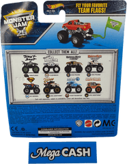 Hot Wheels Monster Jam - Superman - DC Heroes 1/2 - 25th Anniversary - Mega Cash Sydney