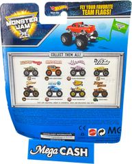Hot Wheels Monster Jam - Team Hot Wheels Firestorm - Tour Favourites 4/10 - 25th Anniversary - Mega Cash Sydney