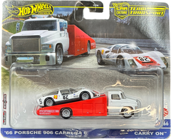 Hot Wheels Premium - 1:64 Car Culture Team Transport - ‘66 Porsche 906 Carrera 6 - Carry On - Mega Cash Sydney